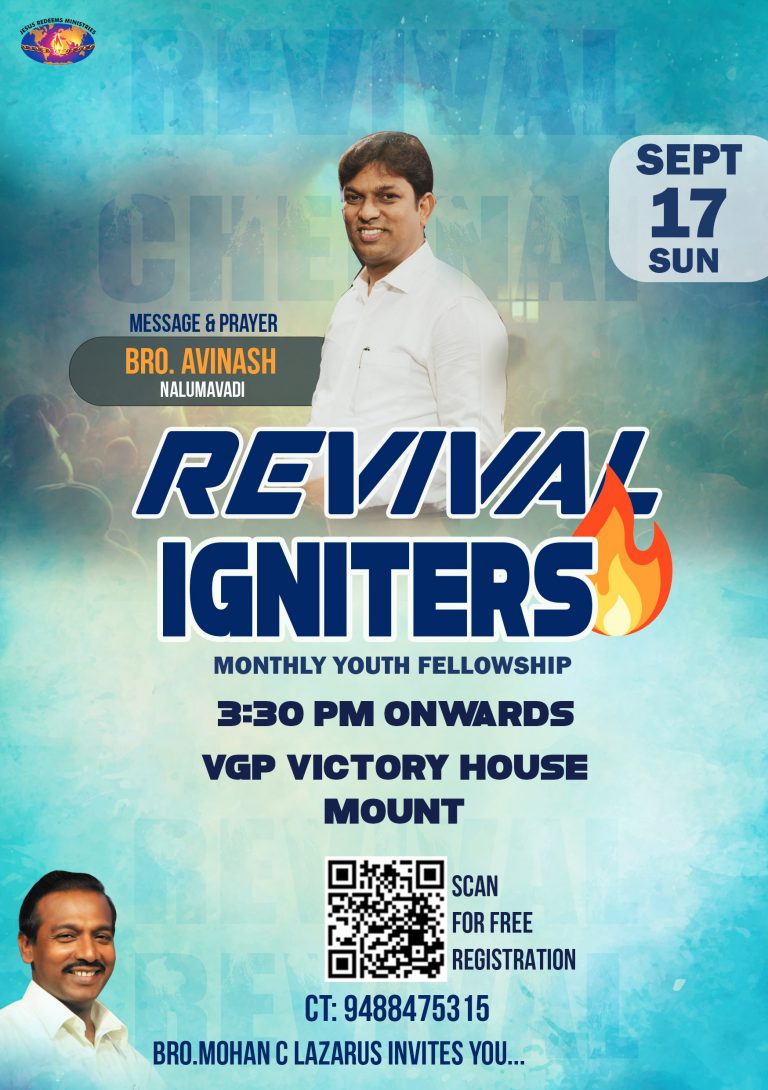 Igniter Chennai Jesus Redeems Youth